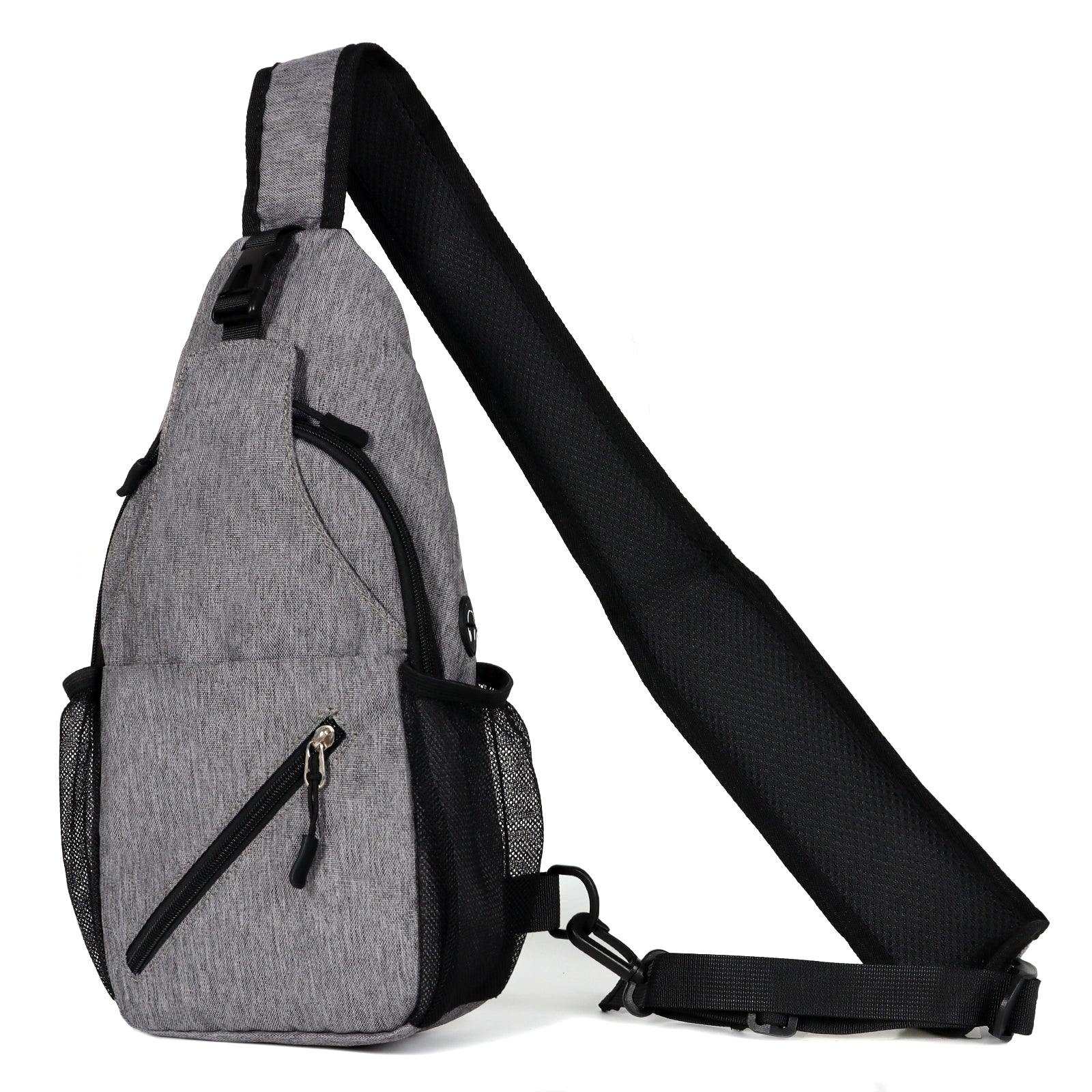  TAN.TOMI Brusttasche, Umhängetasche mit verstellbarem Schultergurt, ist ideal für Outdoor-Aktivitäten und Reisen. Sie verfügt über einen USB-Anschluss und einen Kopfhöreranschluss, was sie zum Must-Have für das Laufen und Ausflüge macht.